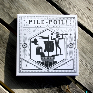Pile Poil! - livre accordéon dans son fourreau cartonné.