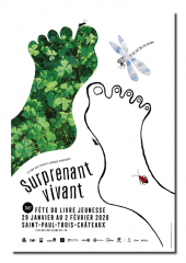 Fête du livre Saint-Paul-Trois-Châteaux 2020 affiche Fête du livre Saint-Paul-Trois-Châteaux 2020