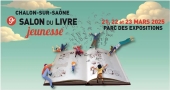 Affiche du salon du livre de Chalon-sur-Saône 2025