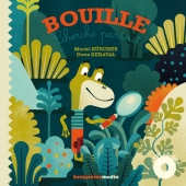 Première de couverture du livre sonore "Bouille cherche partout".