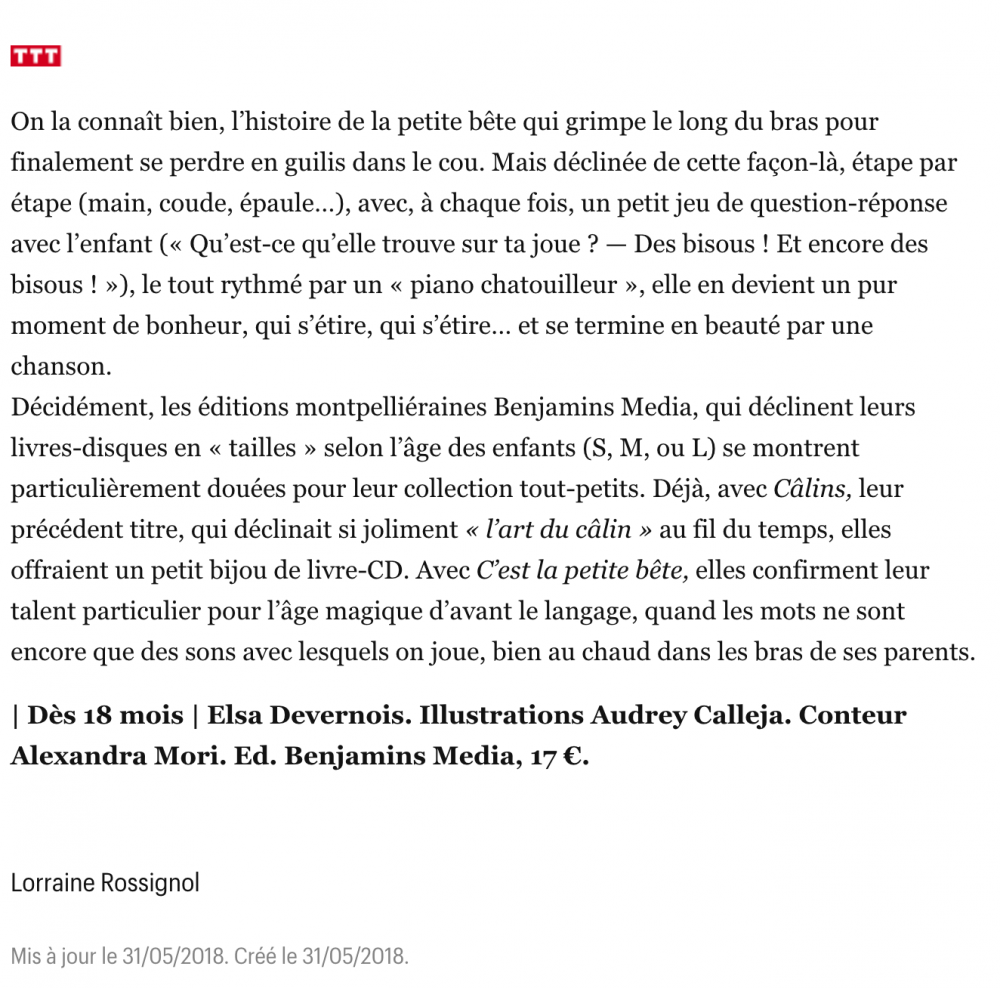 Article Télérama